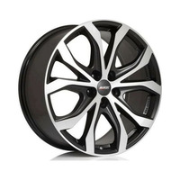 8x18 5x112 66.5 ET53 Racing Black Front Polished